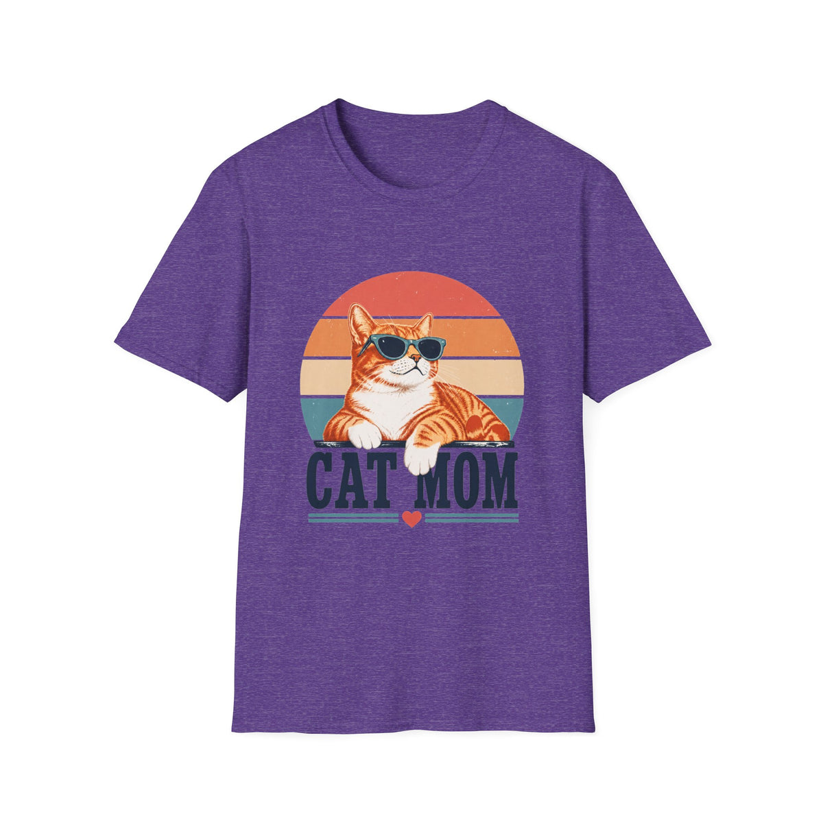 Cat Mom T-Shirt - Orange