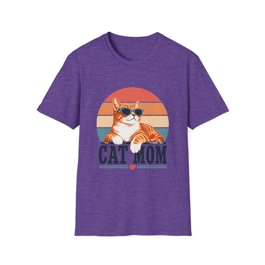 Cat Mom T-Shirt - Orange