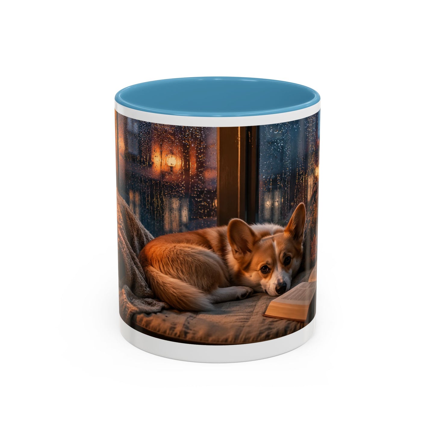 Corgi Warm Reading Nook Coffee Mug (11oz)