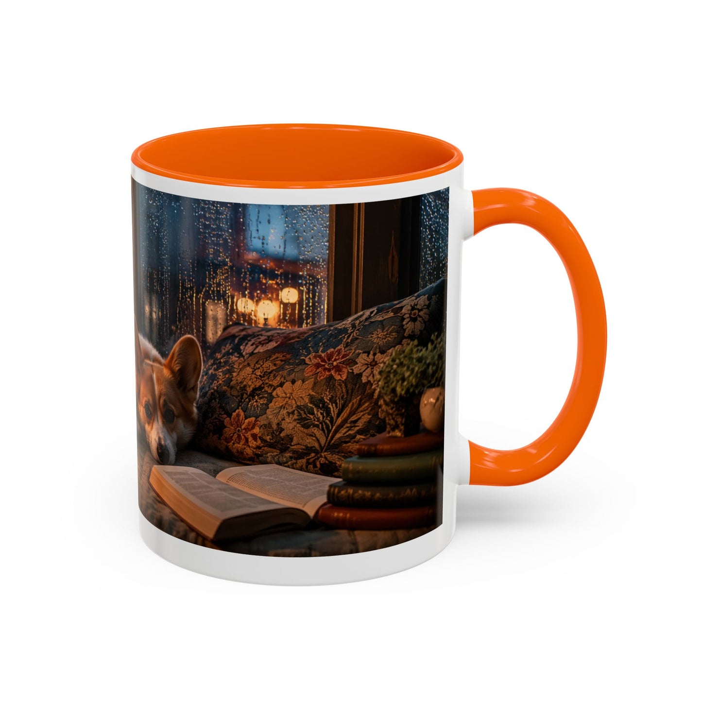 Corgi Warm Reading Nook Coffee Mug (11oz)