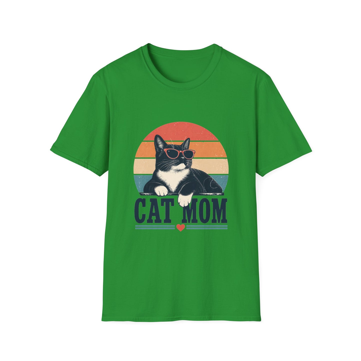 Cat Mom T-Shirt Tuxedo Cat