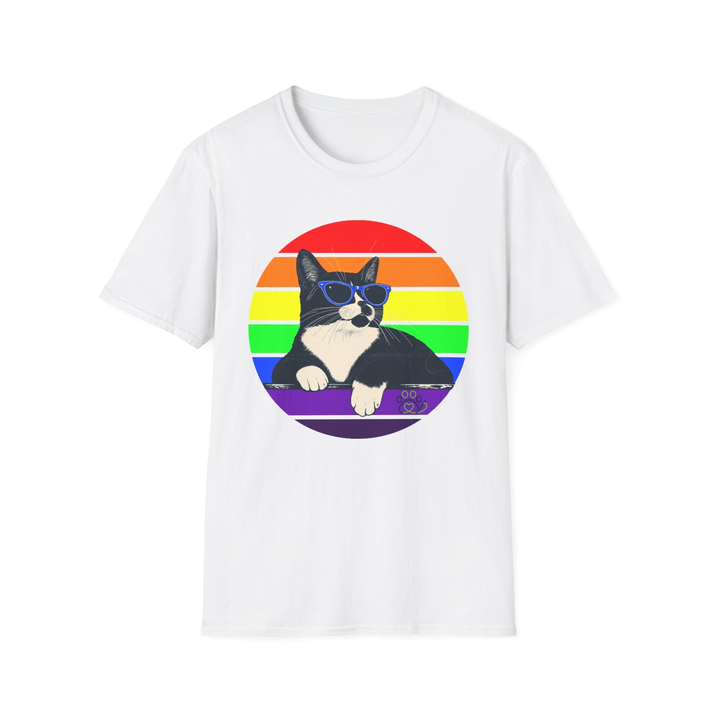 Rainbow Retro Graphic Charlie T-Shirt