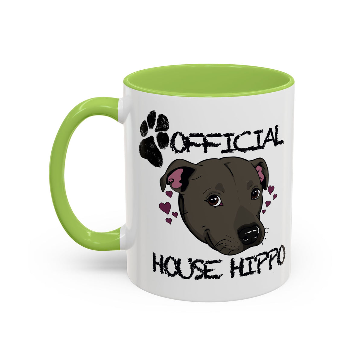 House Hippo Pawprint Mug (11 and 15oz)