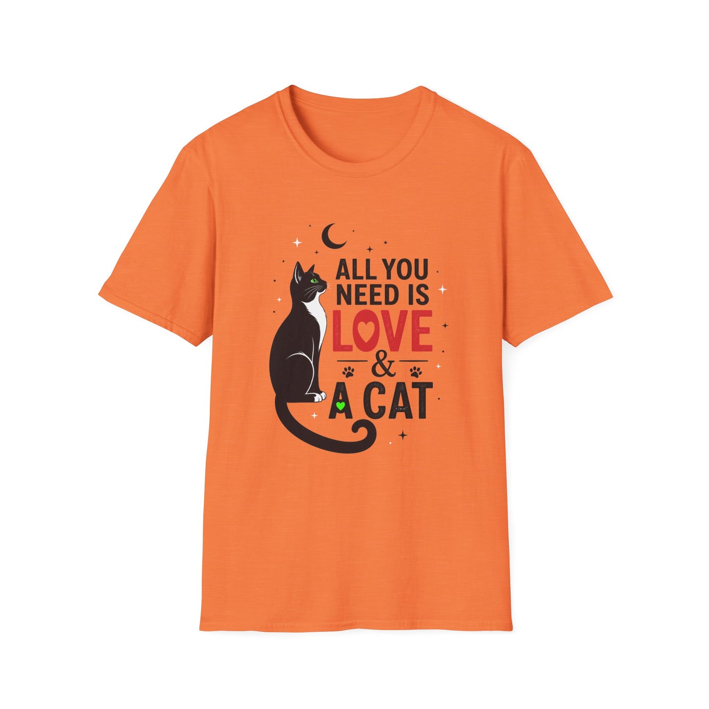 All You Need Is Love & A Cat T-Shirt