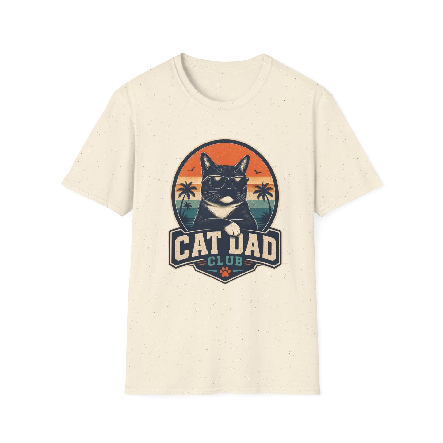 Cat Dad Club T-Shirt Tuxedo Cat