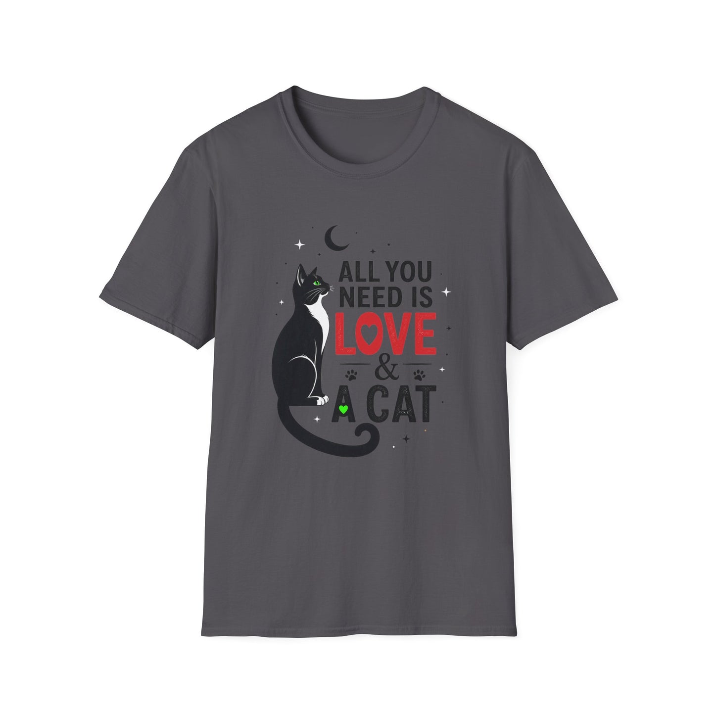 All You Need Is Love & A Cat T-Shirt
