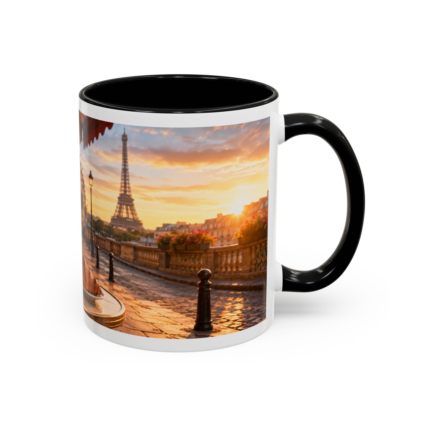 French Bulldog Paris Café Coffee Mug (11oz)