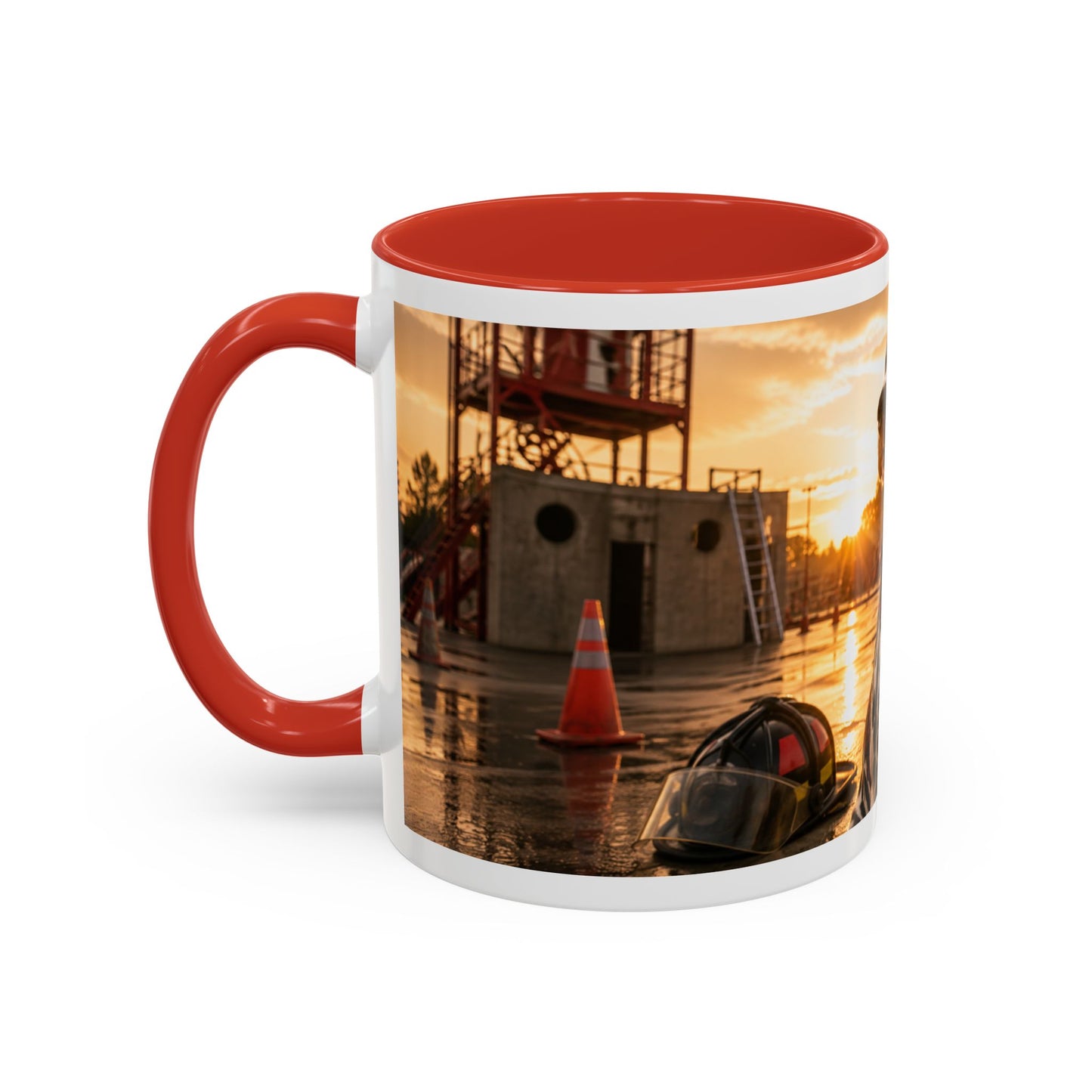 Dalmatian Firehouse Sunset Coffee Mug (11oz)