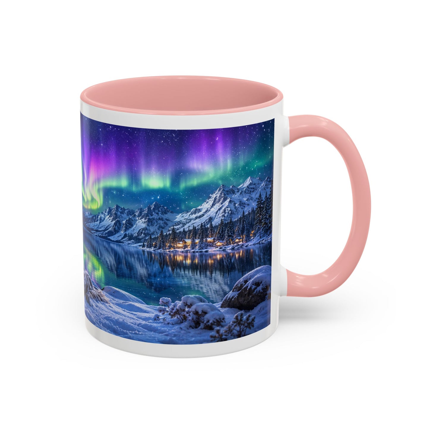 Corgi Under the Northern Lights Coffee Mug (11oz)