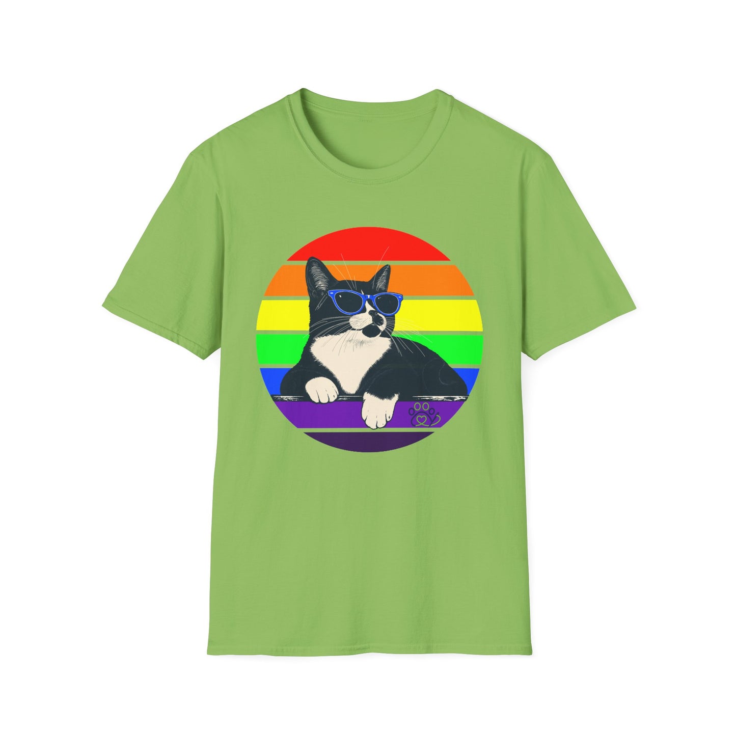 Rainbow Retro Graphic Charlie T-Shirt