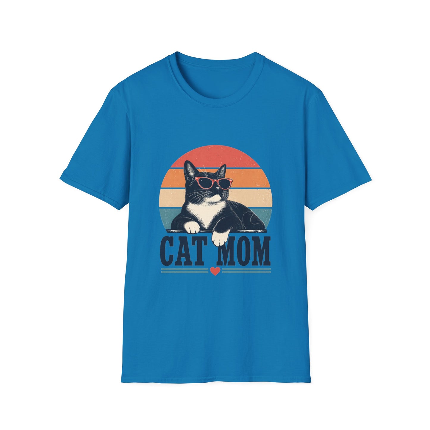 Cat Mom T-Shirt Tuxedo Cat