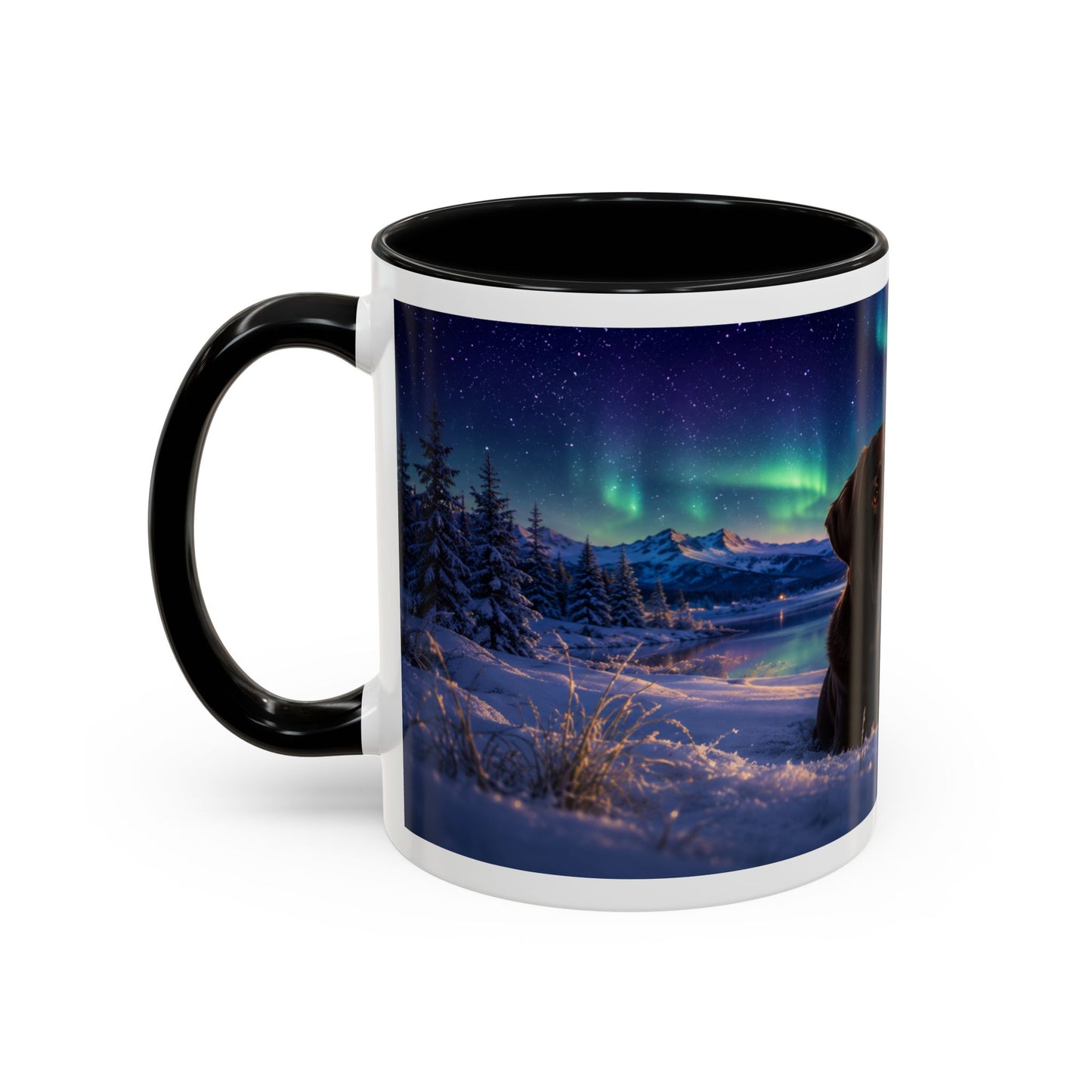 Chocolate Lab Aurora Coffee Mug (11oz)