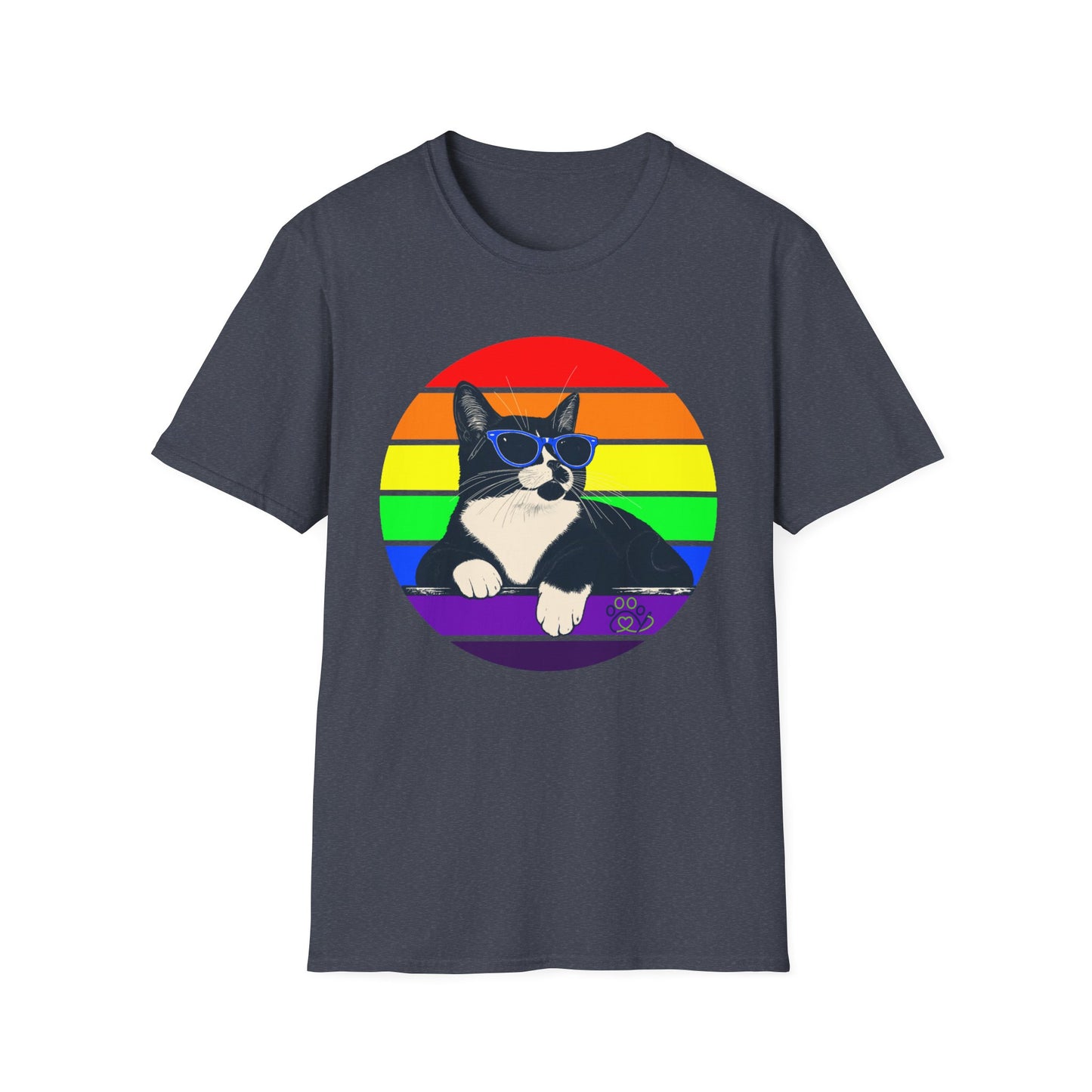 Rainbow Retro Graphic Charlie T-Shirt