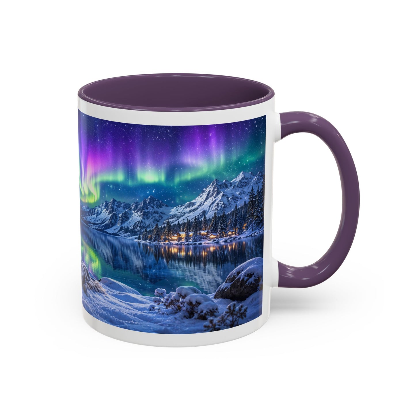 Corgi Under the Northern Lights Coffee Mug (11oz)