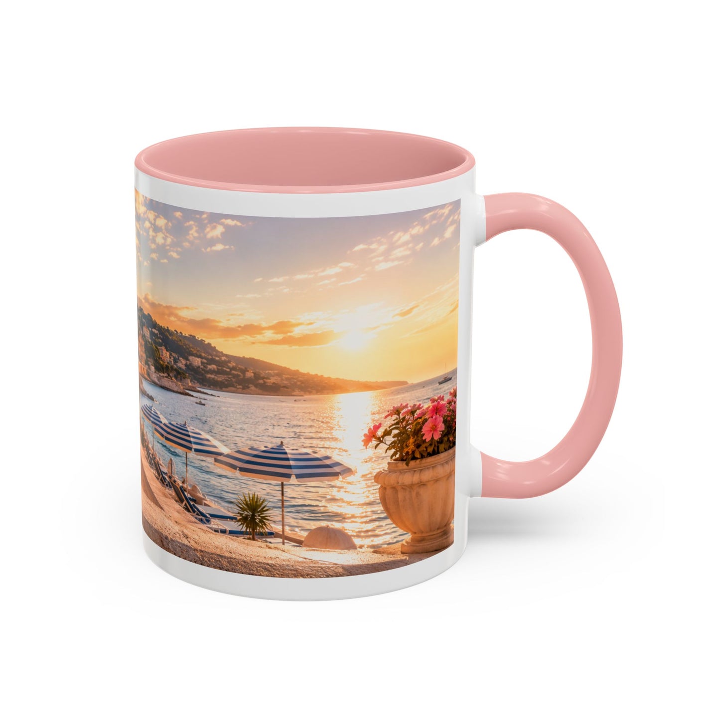 French Bulldog Beach Time Coffee Mug (11oz)