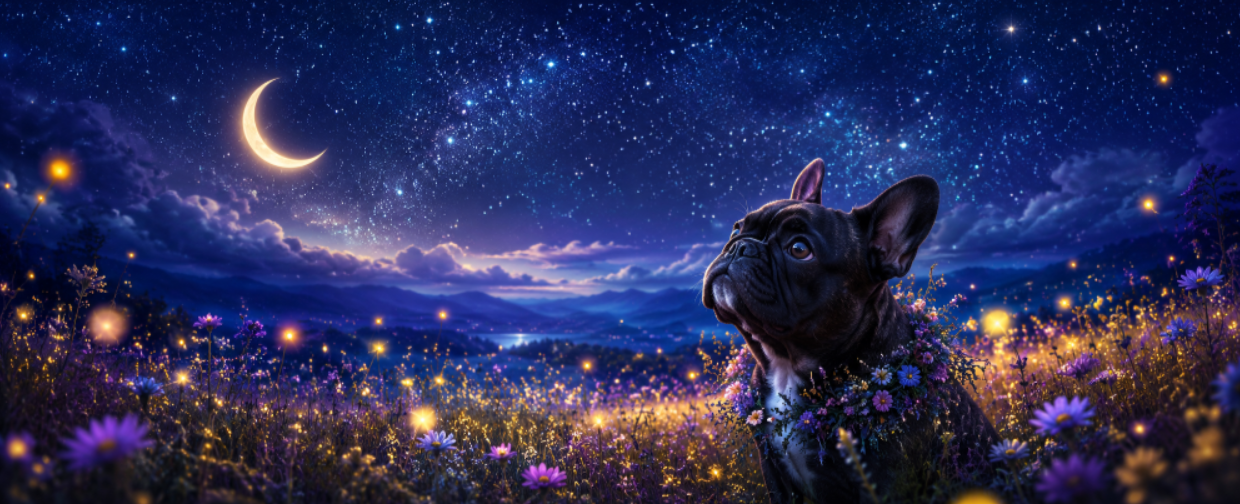 Starry Night French Bulldog Coffee Mug  (11oz)